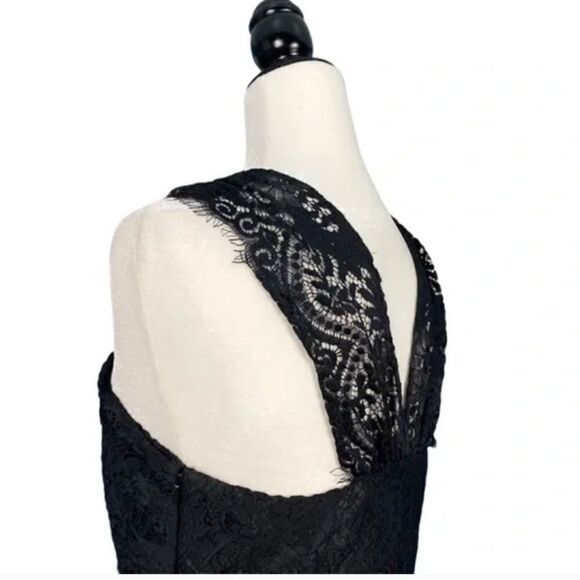 Leifsdottir Flores Filigree Lace Black Dress - Picture 5 of 12